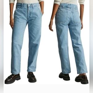 Everlane The Cinched Utility Jean Size 30R High Rise Workwear Cotton
